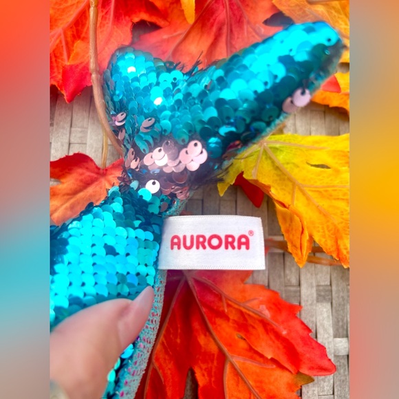 Flip Sequin Dolphin Plushie Stuffed Animal - Picture 5 of 6